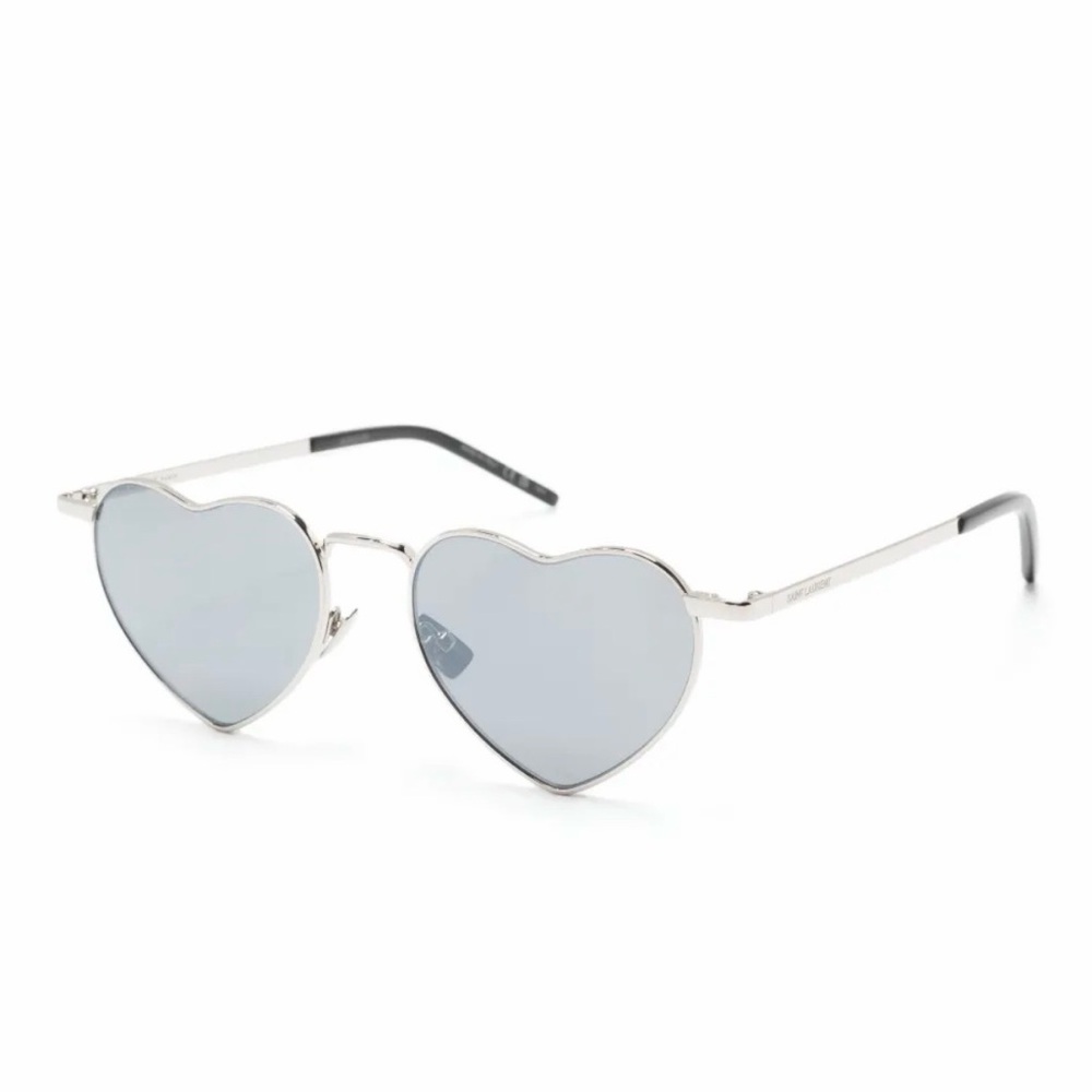Saint Laurent  Loulou heart-frame sunglasses